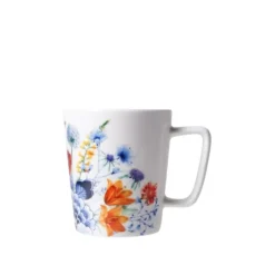 Heinen Delfts Blauw Wildbloemen Bloemen oase mok 145 ml