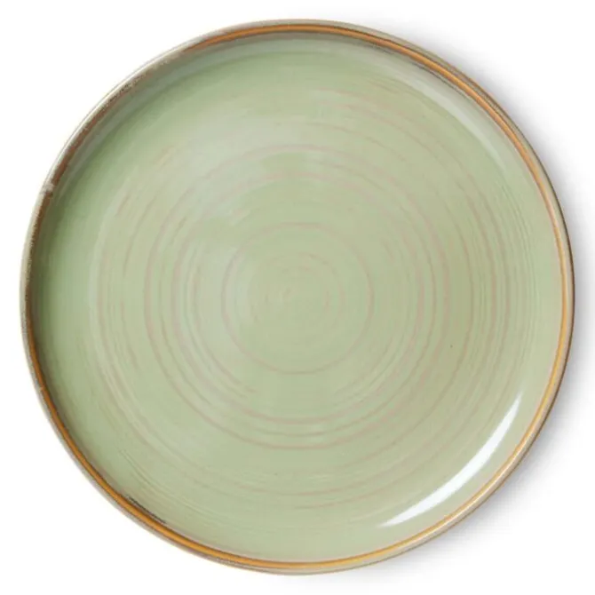 HK Living Chef Ceramics ACE7147 dinerbord ø 26 cm aardewerk Moss Green