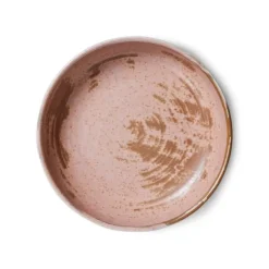 HK Living Chef Ceramics ACE7139 diep bord ø 21,5 cm aardewerk Rustic Pink