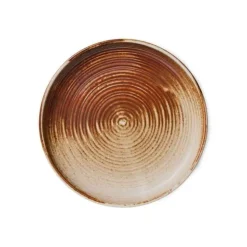 HK Living Chef Ceramics ACE7144 diep bord ø 19,3 cm aardewerk Rustic Cream/Brown