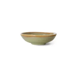 HK Living Chef Ceramics ACE7158 kleine kom ø 9 cm aardewerk Moss Green