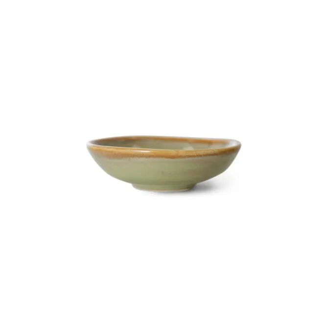 HK Living Chef Ceramics ACE7158 kleine kom ø 9 cm aardewerk Moss Green