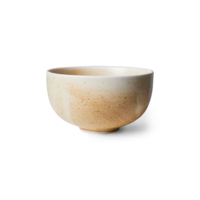 HK Living Chef Ceramics ACE7155 kom ø 10,7 cm aardewerk Rustic Cream/Brown