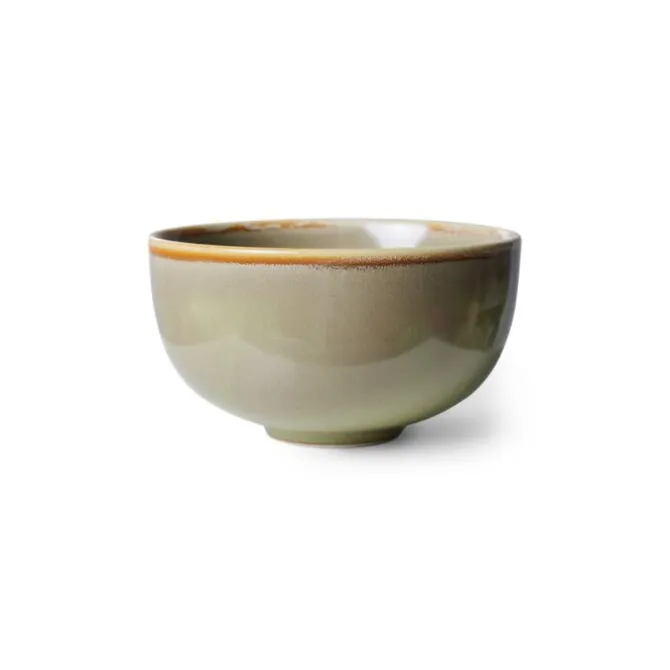 HK Living Chef Ceramics ACE7154 kom ø 10,7 cm aardewerk Moss Green