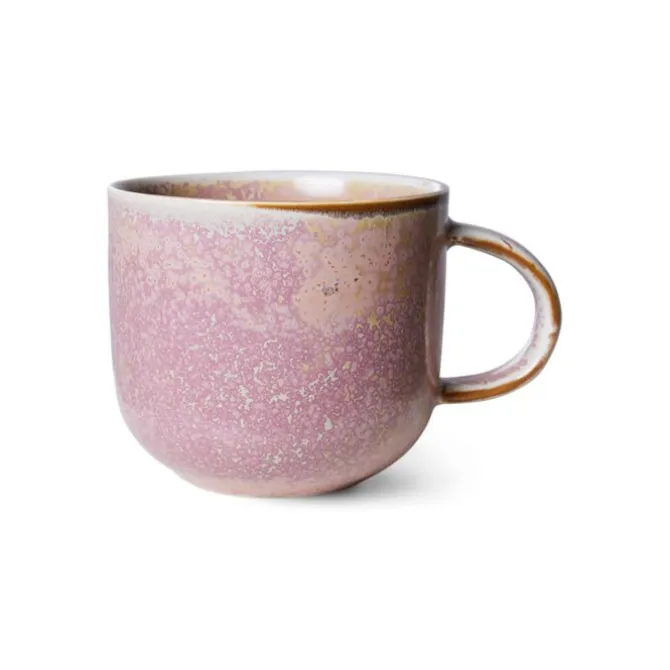 HK Living Chef Ceramics ACE7161 mok 9 cm aardewerk Rustic Pink