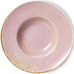 HK Living Chef Ceramics ACE7135 pastabord ø 28,5 cm aardewerk Rustic Pink