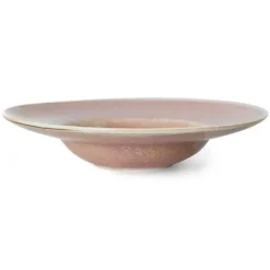 HK Living Chef Ceramics ACE7135 pastabord ø 28,5 cm aardewerk Rustic Pink