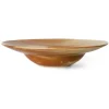 HK Living Chef Ceramics ACE7137 pastabord ø 28,5 cm aardewerk Rustic Cream/Brown