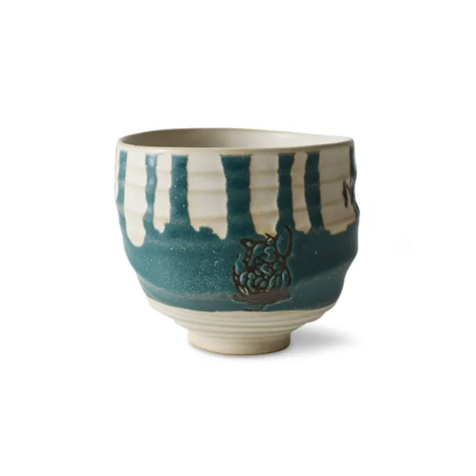 HK Living KCT0012 koffiekop ø 8 cm keramiek gedoopt
