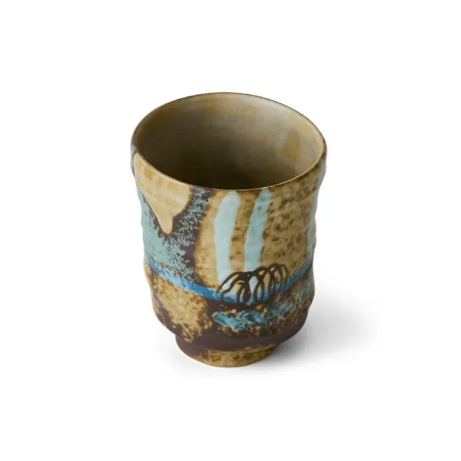 HK Living KCT0015 koffiekop ø 7,2 cm keramiek gekrast