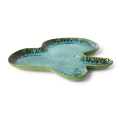 HK Living KCT0001 schelpbord 39,5 cm aardewerk
