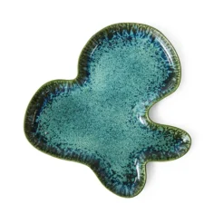 HK Living KCT0001 schelpbord 39,5 cm aardewerk
