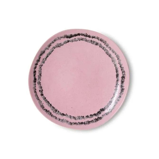 HK Living KST0214 Bubble side plate ø 22 cm aardewerk 2 stuk