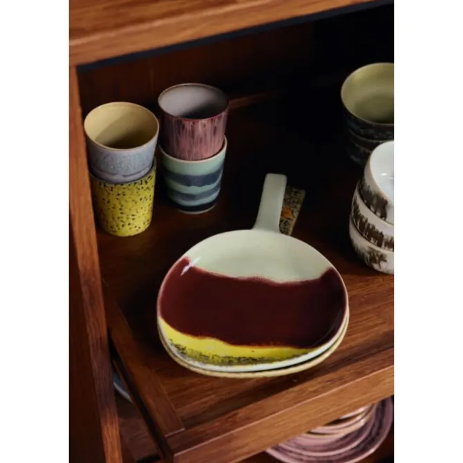 HK Living KST0232 Cherry Platter 30,5 x 18 cm aardewerk