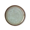 HK Living KST0206 Contrast dinerbord ø 27,5 cm aardewerk 2 s