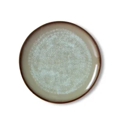 HK Living KST0206 Contrast dinerbord ø 27,5 cm aardewerk 2 s
