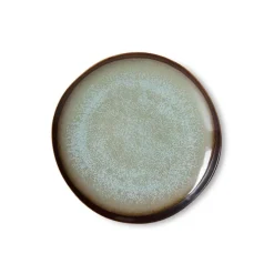 HK Living KST0210 Contrast side plate ø 22 cm aardewerk 2 st