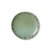HK Living KST0216 Fleck dessertbord ø 17,5 cm aardewerk 2 st