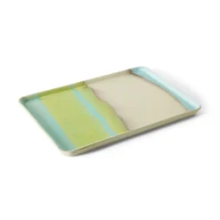 HK Living KST0229 Glint Large Tray 33 x  22,5 cm aardewerk