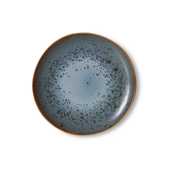 HK Living KST0211 Mineral side plate ø 22 cm aardewerk 2 stu