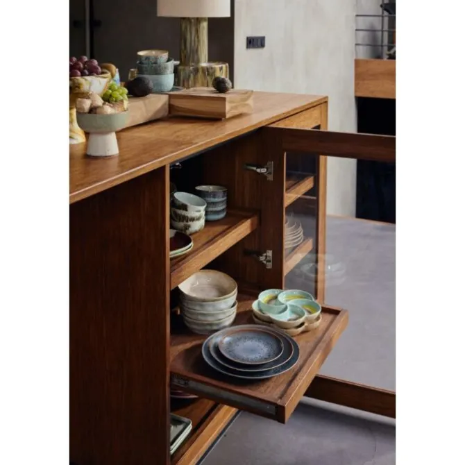 HK Living KST0211 Mineral side plate ø 22 cm aardewerk 2 stu