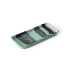 HK Living KST0225 River Small Dish 18 x 7,7 cm aardewerk