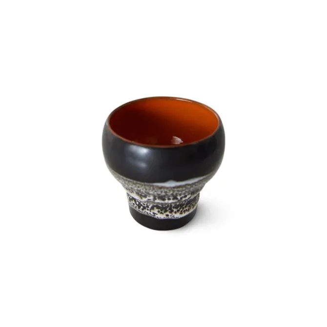HK Living 70's ACE7267 Basalt Lungo mok 200 ml aardewerk 2-delig