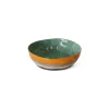 HK Living 70's ACE7274 Golden Hour pastabord ø 19,5 cm aardewerk 2 stuks