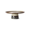 HK Living 70's ACE7278 Orbit taartplateau ø 26 cm aardewerk