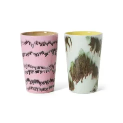 HK Living 70's KST0152 Baroque theemok 460 ml aardewerk 2-de