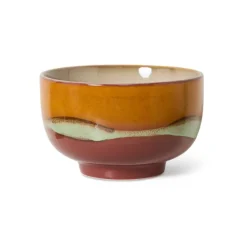 HK Living 70's KST0108 Clay Noodle Bowl ø 13,5 cm aardewerk