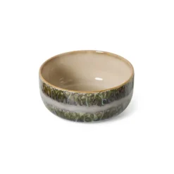 HK Living 70's KST0091 Fern dessertkom ø 12,5 cm aardewerk