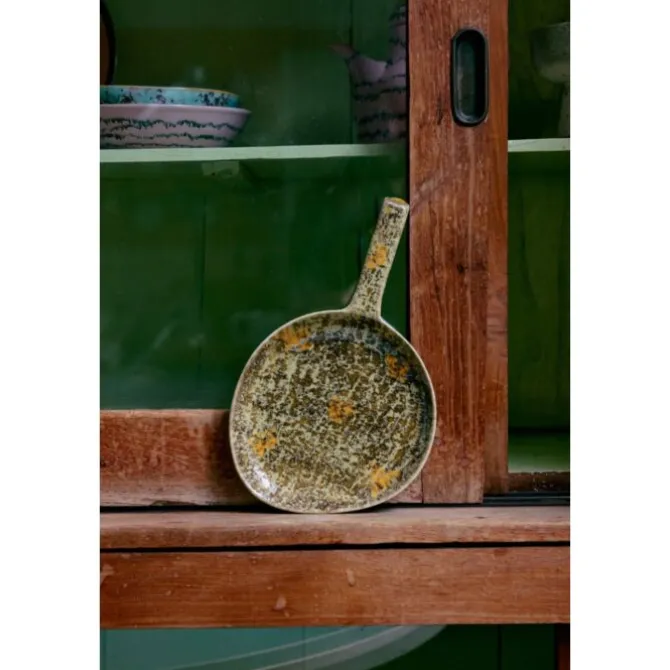 HK Living 70's KST0205 Fjord Platter aardewerk