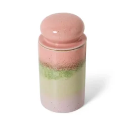 HK Living 70's KST0193 Glaze voorraadpot aardewerk