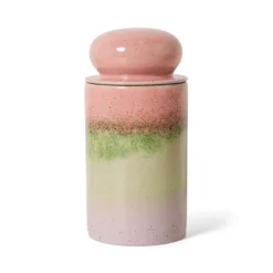 HK Living 70's KST0193 Glaze voorraadpot aardewerk