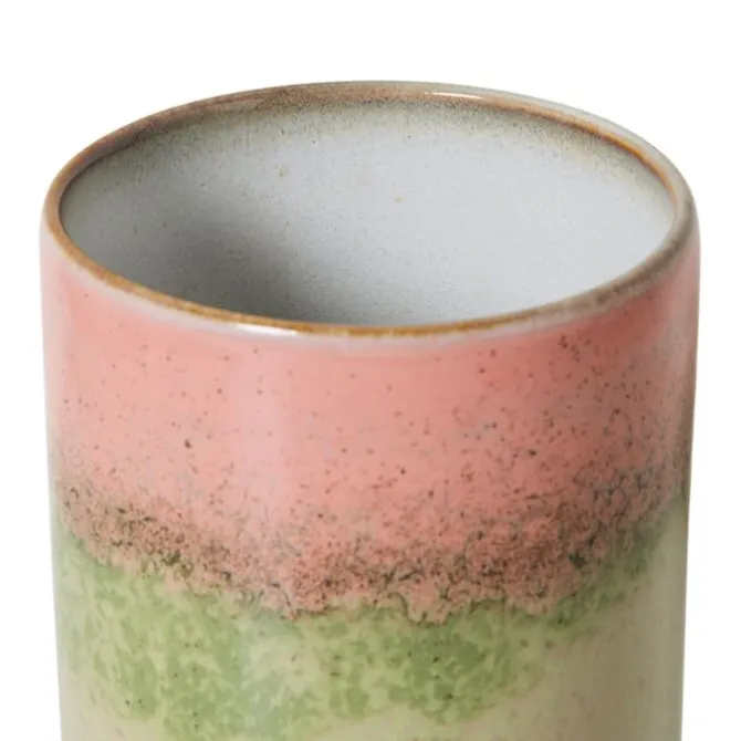 HK Living 70's KST0193 Glaze voorraadpot aardewerk