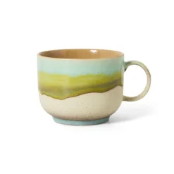 HK Living 70's KST0150 Glint theekop 425 ml aardewerk
