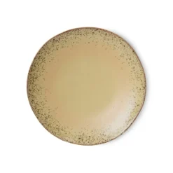 HK Living 70's KST0179 Grit dinerbord ø 27,5 cm aardewerk 2-delig