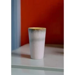 HK Living 70's KST0147 Petal Latte Macchiatomok 280 ml aardewerk