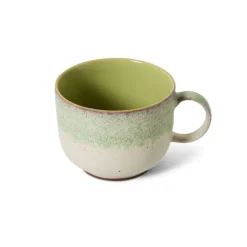 HK Living 70's KST0151 Slush theekop 425 ml aardewerk