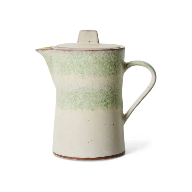 HK Living 70's KST0189 Slush theepot 18,5 cm aardewerk