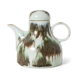 HK Living 70's KST0191 Tide koffiepot 990 ml aardewerk