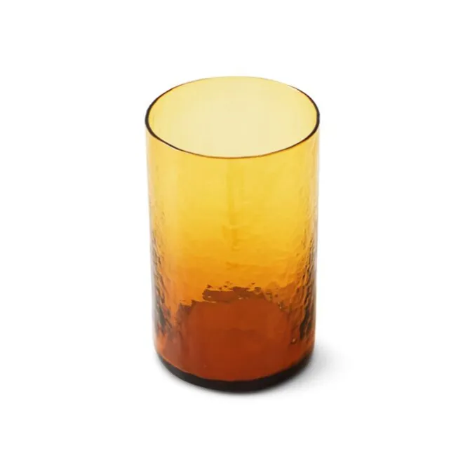HK Living 70's KTG0013 Amber drinkglas 400 ml