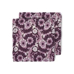 HK Living TOT4049 Floral servet 30 x 30 cm katoen Burgundy