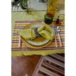 HK Living TTL0012 Ease servet 50 x 50 cm Citrus 2 stuks