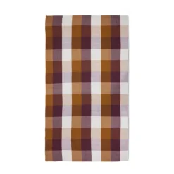 HK Living Vida TTL0004 tafelkleed 140 x 220 cm chestnut/crea