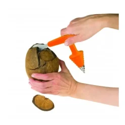 i Genietti kokosnootkraker rvs oranje