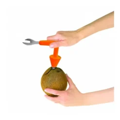 i Genietti kokosnootkraker rvs oranje