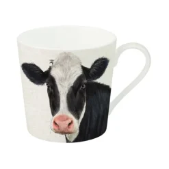 Ihr Farm Cow beker 350 ml porselein cream