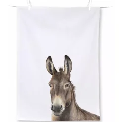 Ihr Farm Donkey theedoek 70 x 50 cm katoen